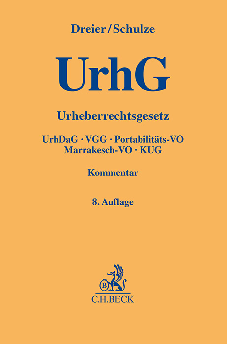 Urheberrechtsgesetz - Thomas Dreier