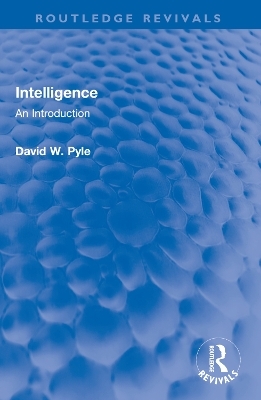 Intelligence - David W. Pyle