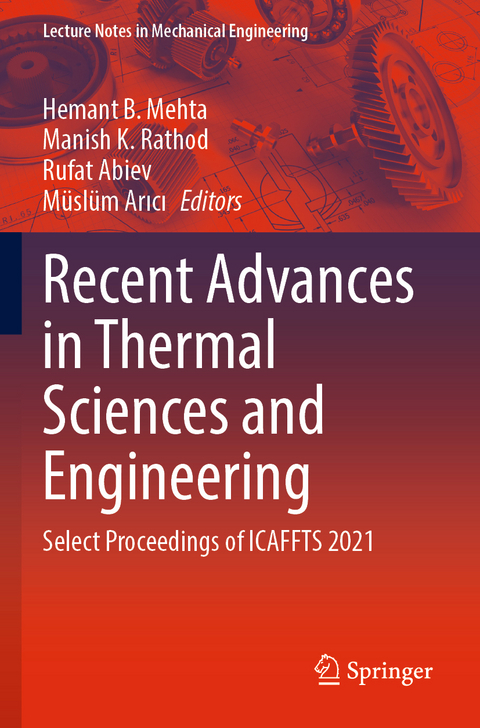 Recent Advances in Thermal Sciences and Engineering - 