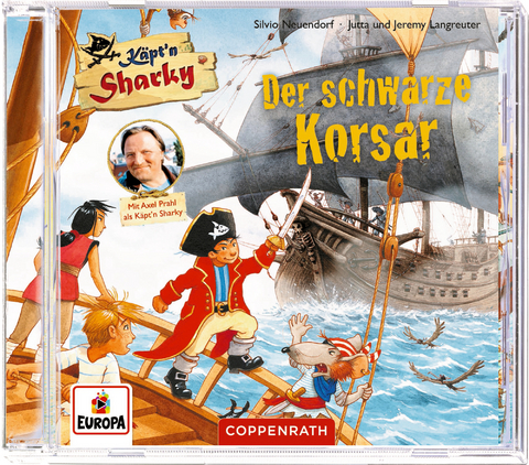 CD Hörspiel: Käpt'n Sharky – Der schwarze Korsar - Jutta Langreuter, Jeremy Langreuter