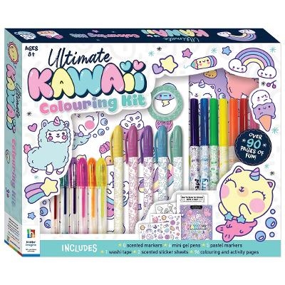 Ultimate Kawaii Colouring Kit - Hinkler Pty Ltd