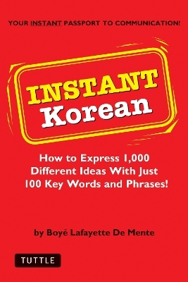 Instant Korean - Boye Lafayette De Mente