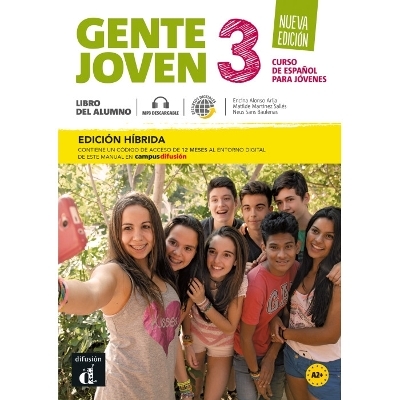 Gente joven 3 - Ed. hibrida - Libro del alumno + audio MP3. Nueva edicion. A2 - Encina Alonso Arija, Matilde Martinez Salles, Neus Sans Baulenas