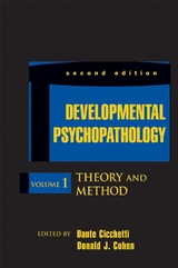 Developmental Psychopathology, Volume 1 - 