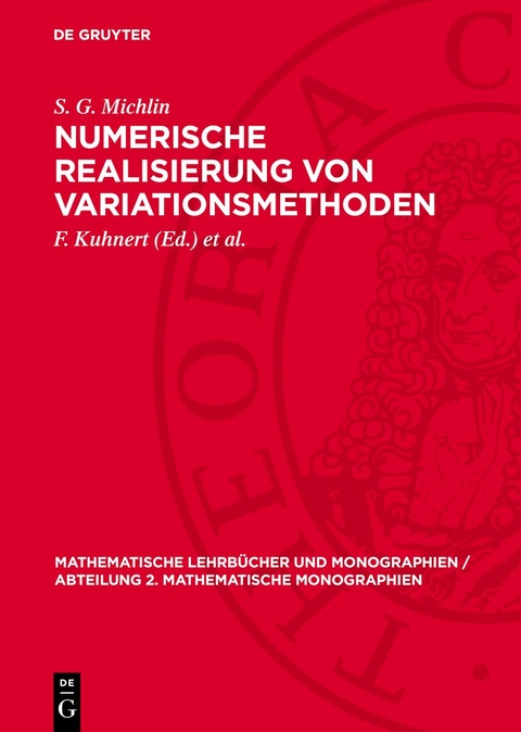 Numerische Realisierung von Variationsmethoden - S. G. Michlin