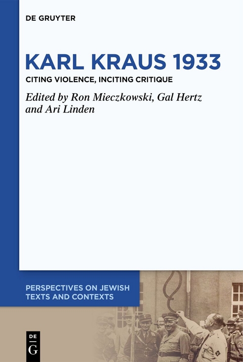 Karl Kraus 1933 - 