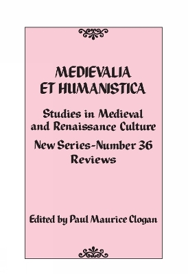 Medievalia et Humanistica, No. 36 - 