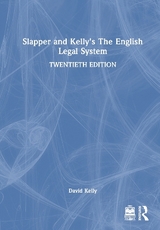 Slapper and Kelly's The English Legal System - Kelly, David