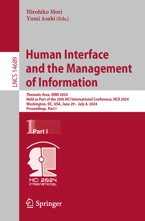 Human Interface and the Management of Information - 