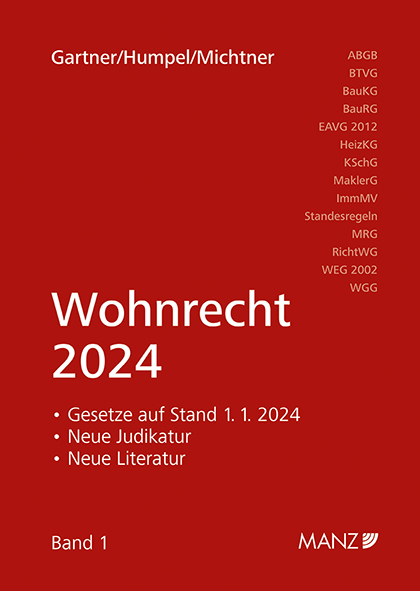 Wohnrecht 2024 - Herbert Gartner, Nikolaus Humpel, Katrin Michtner