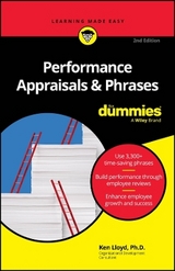 Performance Appraisals & Phrases For Dummies - Lloyd, Ken