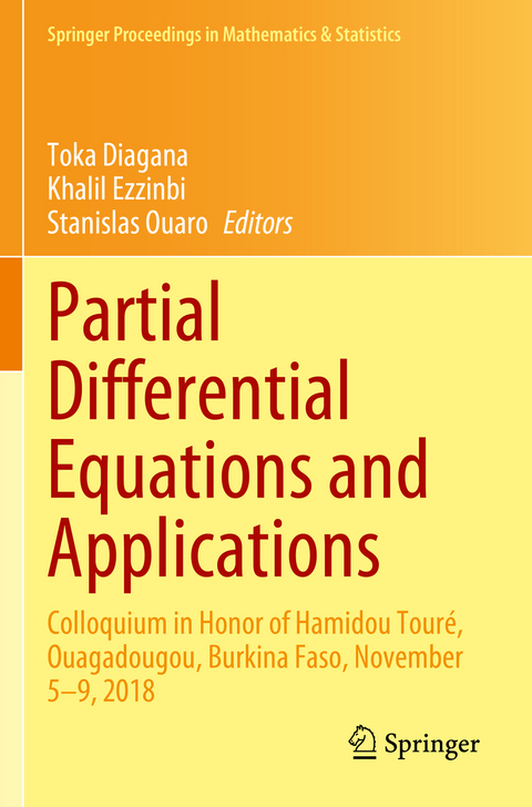 Partial Differential Equations and Applications - 