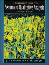 Introduction to Semimicro Qualitative Analysis - Brown, Theodore; LeMay, H.; Bursten, Bruce; Murphy, Catherine; Woodward, Patrick