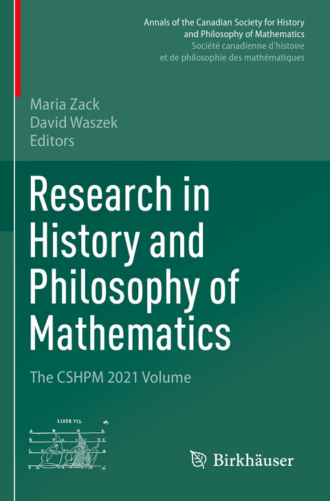 Research in History and Philosophy of Mathematics - 