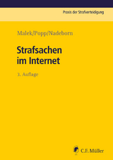 Strafsachen im Internet - Klaus Malek, Andreas Popp, Diana Nadeborn