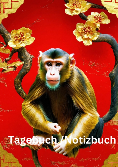 Tagebuch / Notizbuch Chinesische Tierkreis Affe - Willi Meinecke