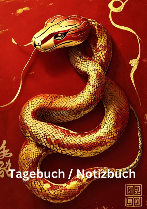 Tagebuch / Notizbuch Chinesische Tierkreis Schlange - Willi Meinecke