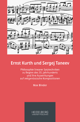 Ernst Kurth und Sergej Taneev - Max Binder