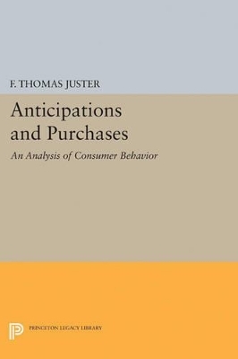 Anticipations and Purchases - Francis Thomas Juster