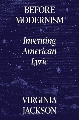 Before Modernism - Virginia Jackson