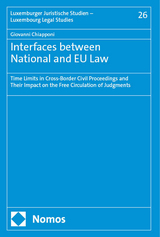 Interfaces between National and EU Law - Giovanni Chiapponi