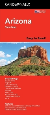 Rand McNally Easy to Read Folded Map: Arizona State Map -  Rand McNally