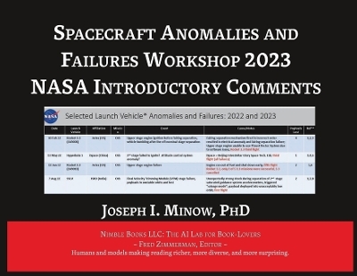 Spacecraft Anomalies and Failures Workshop 2023 - Joseph I Minow