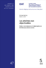 Les atteintes non objectivables - Nicolas Reding