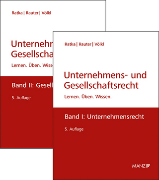 PAKET: Unternehmensrecht + Gesellschaftsrecht - Thomas Ratka; Roman A. Rauter; Clemens Völkl