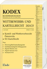 KODEX Wettbewerbs- und Kartellrecht 2024/25 - Becka, Marcus; Doralt, Werner