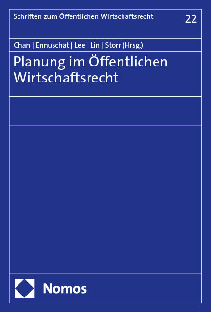 Planung im Öffentlichen Wirtschaftsrecht - 