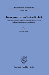 Transparenz versus Vertraulichkeit - Michael Bieber