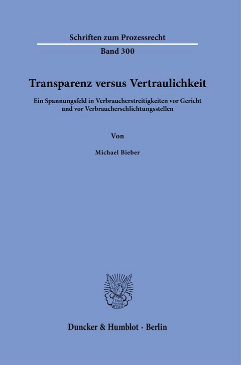 Transparenz versus Vertraulichkeit - Michael Bieber