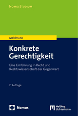 Konkrete Gerechtigkeit - Mahlmann, Matthias