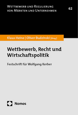 Wettbewerb, Recht und Wirtschaftspolitik - 