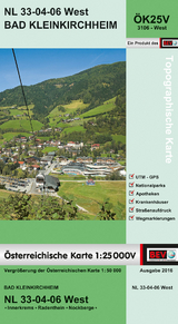 BEV-Karte 3106-West, Bad Kleinkirchheim 1:25 000V - 