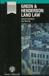 Green and Henderson on Land Law - Harcup, J