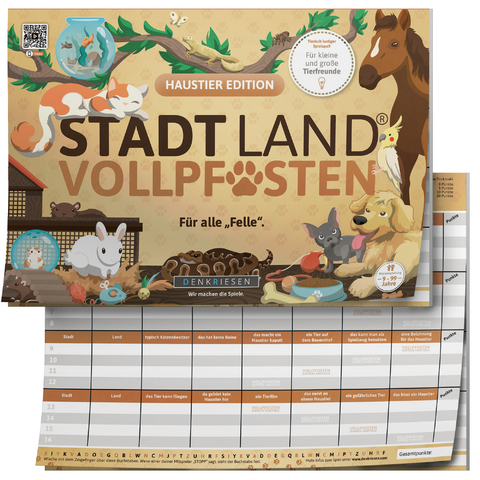 DENKRIESEN - STADT LAND VOLLPFOSTEN® - HAUSTIER EDITION - "Für alle „Felle“." - A4 - Denis Görz, Ricardo Barreto