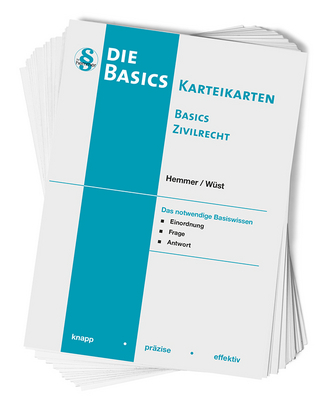 Karteikarten Basics Zivilrecht - Karl-Edmund Hemmer; Achim Wüst