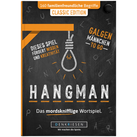 DENKRIESEN - HANGMAN® - CLASSIC EDITION "Galgenmännchen TO GO" - Denis Görz, Ricardo Barreto