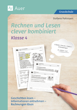 Rechnen und Lesen clever kombiniert Klasse 4 - Stefanie Pohlmann