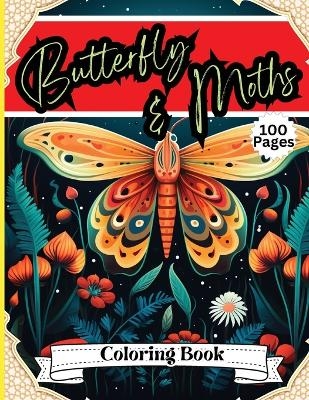 Butterfly & Moth Coloring Book -  Peter