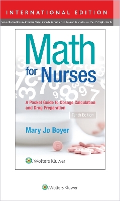 Math For Nurses - Mary Jo Boyer