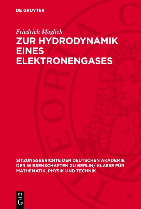 Zur Hydrodynamik eines Elektronengases - Friedrich Möglich