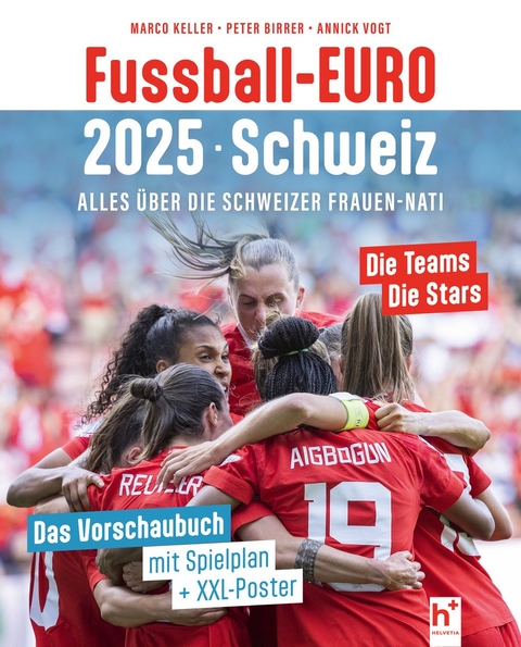 Fussball EURO 2025 Schweiz - Marco Keller, Peter Birrer, Annick Vogt