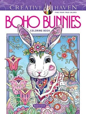 Creative Haven Boho Bunnies Coloring Book - Marjorie Sarnat