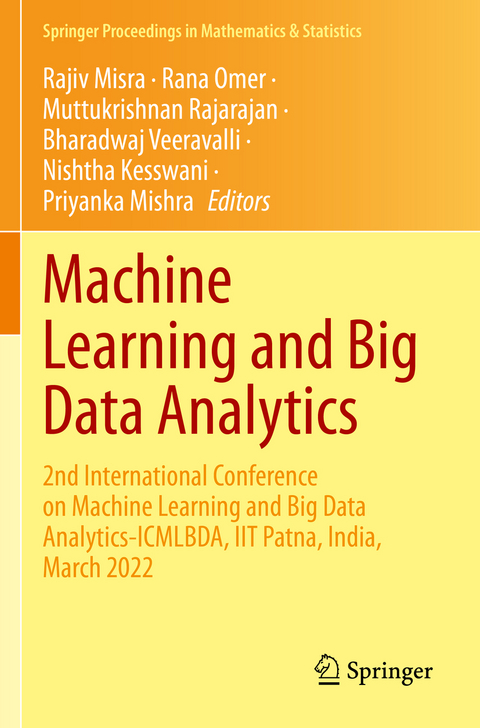 Machine Learning and Big Data Analytics - 