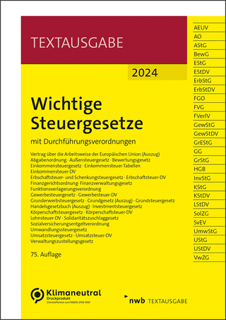 Wichtige Steuergesetze - NWB Gesetzesredaktion