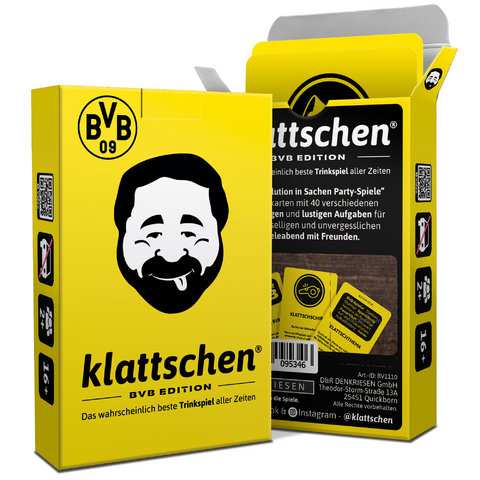 DENKRIESEN - klattschen® - Trinkspiel - BVB Edition - Denis Görz, Ricardo Barreto