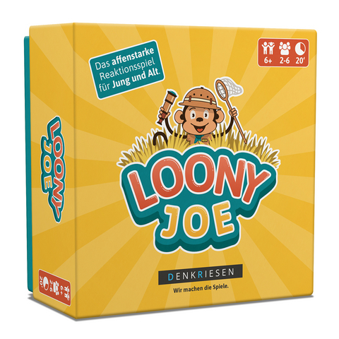 DENKRIESEN - LOONY JOE® "Das affenstarke Reaktionsspiel für Jung und Alt" - Denis Görz, Ricardo Barreto